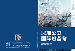 深圳公立国际班备考数学教材